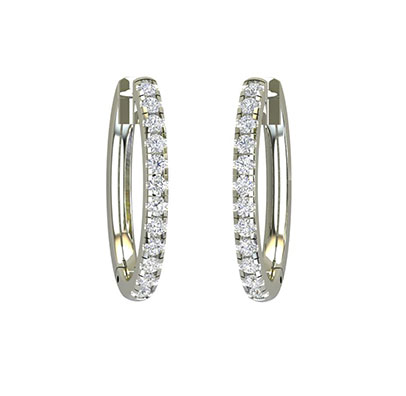 Twin Emerald Cut Diamond Duo - Aranya Diamonds